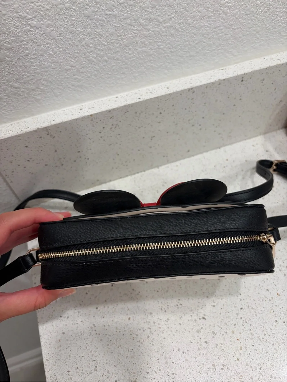 New Disney X Kate Spade New York Minnie Mouse Camera Bag K4760 $269 Crossbody